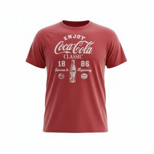 Coca Cola Classic T Shirt 4XB Red Enjoy Coke 1886 Graphic Big & Tall